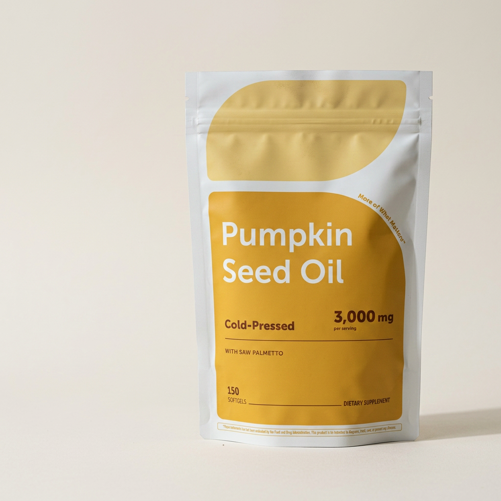 Pure Pumpkin Seed Oil Capsules for Vitality